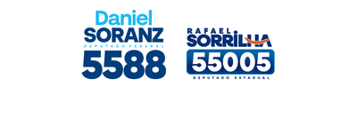 Faixa branca com Daniel Soranz 5588 ao lado de Rafael Sorrilha 55005